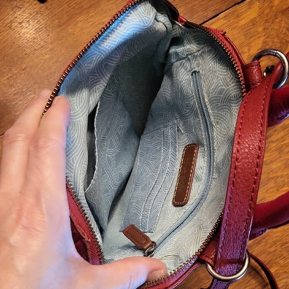 The Sak Red Leather Backpack - Picture 12 of 14